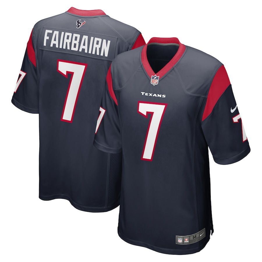 Men Houston Texans #7 Fairbairn Nike Navy Game NFL Jersey->houston texans->NFL Jersey